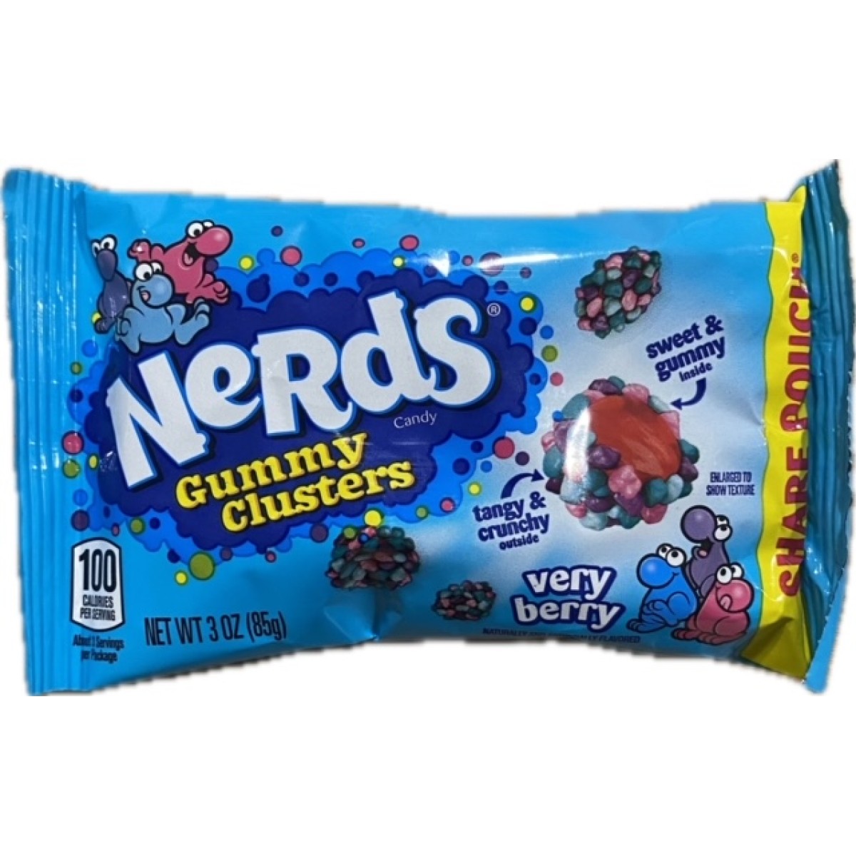 Nerds gummy clusters very berry 85g